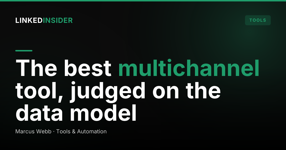 Best Multichannel (LinkedIn + Email) Outreach Tool in 2026