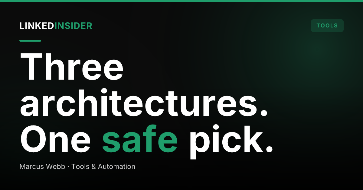 Cloud-Based vs Browser-Extension LinkedIn Tools: Which Architecture Is Actually Safer?