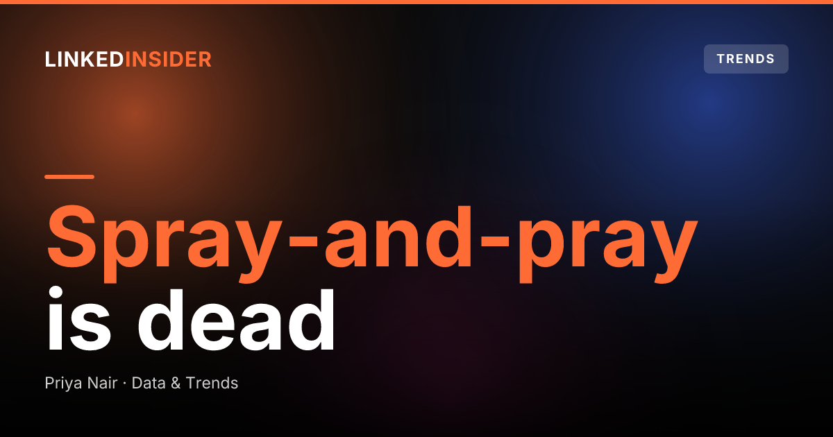 The Death of Spray-and-Pray: Why Mass LinkedIn Connection Requests Stopped Working