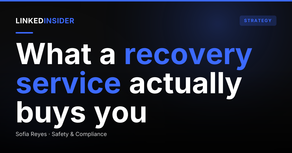 What Does a LinkedIn Account-Recovery Service Actually Do?
