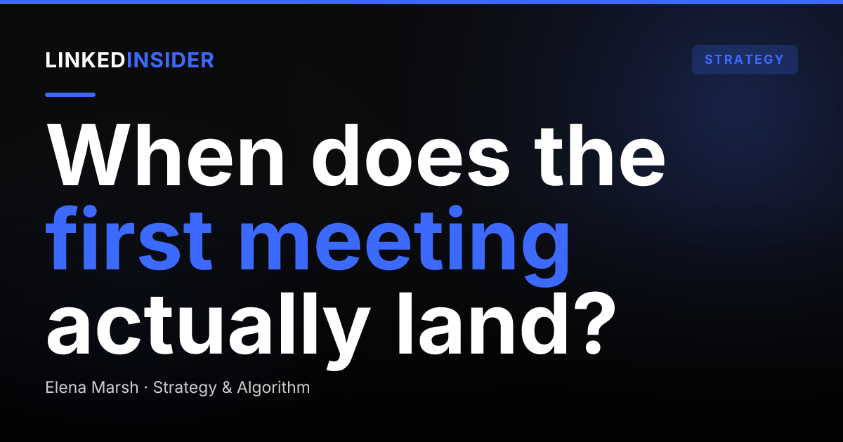 How Fast Can Done-For-You LinkedIn Book Your First Meeting?