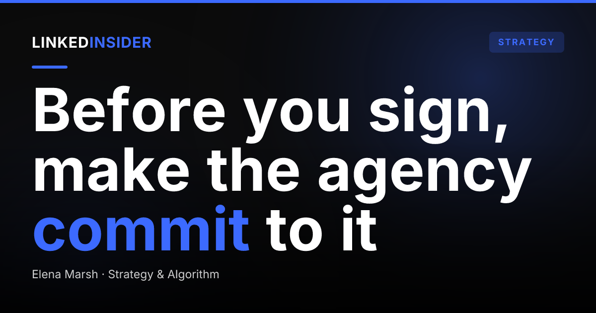 DFY LinkedIn SLAs and Reporting: What You Should Actually Demand