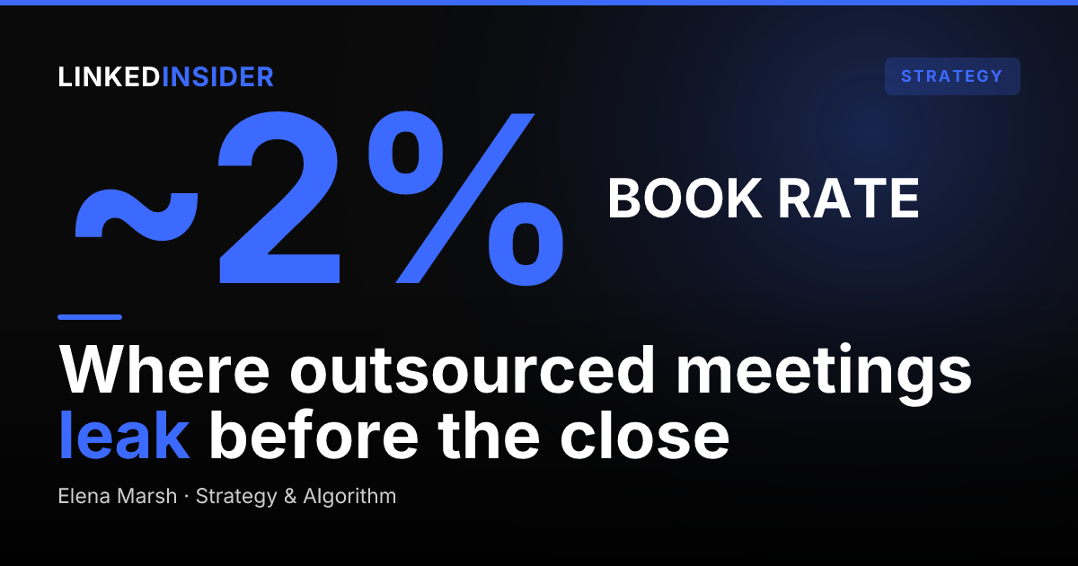 DFY-to-AE Handoff: Getting Booked LinkedIn Meetings to Closers Clean