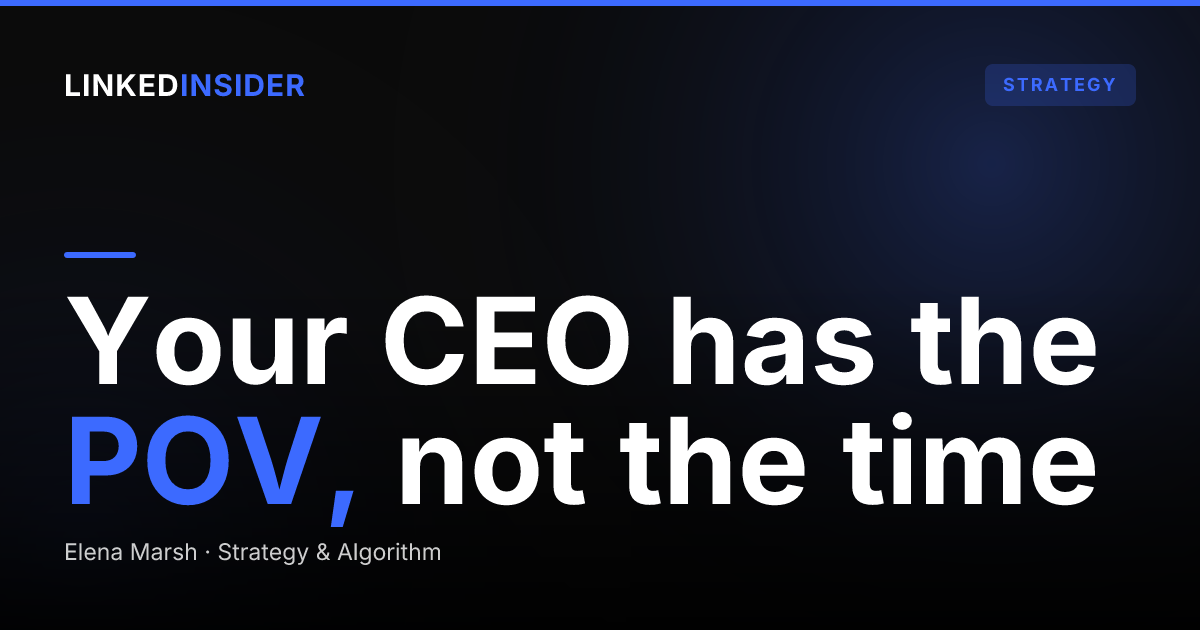 How Should Executives Use LinkedIn for Thought Leadership?