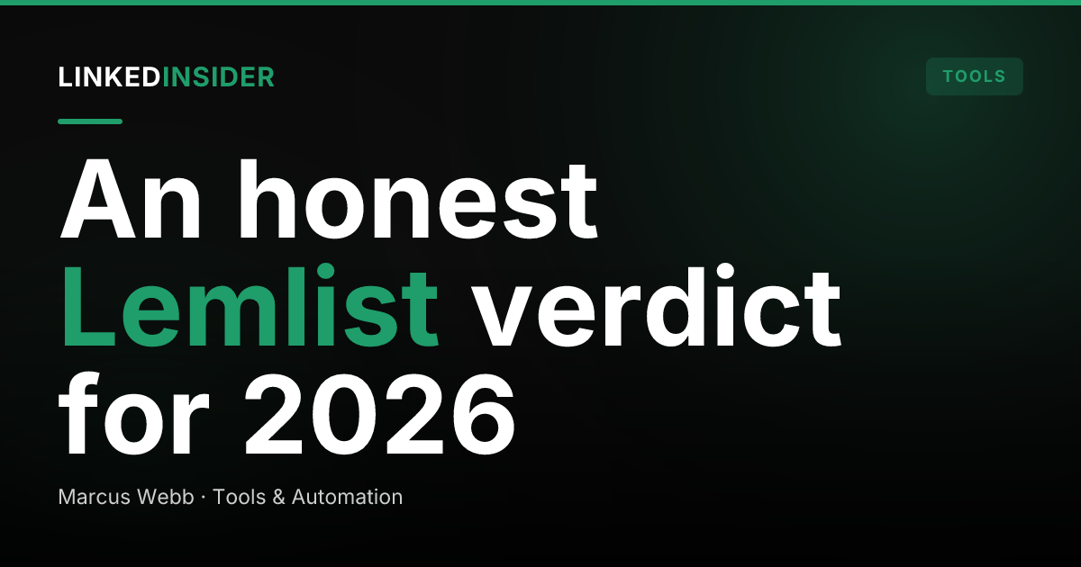 Lemlist Review 2026: Is It Worth It?