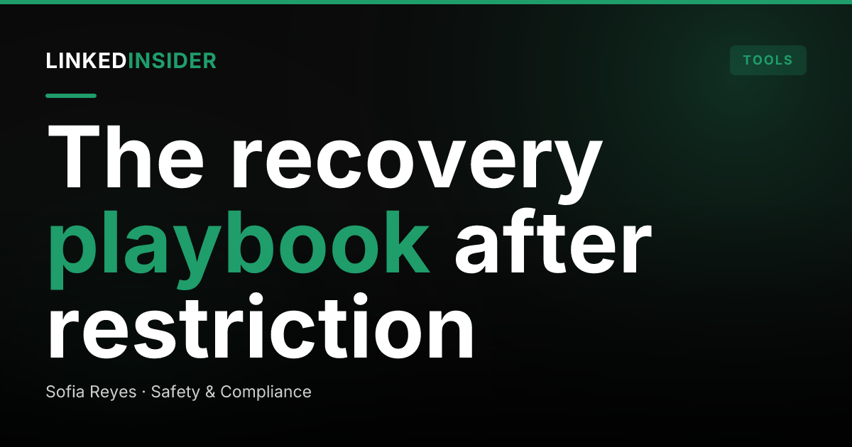 LinkedIn Account Restricted? The 2026 Recovery Playbook