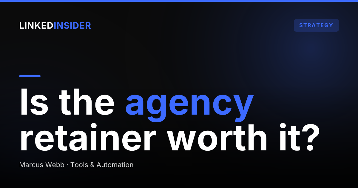 Is a LinkedIn Lead Gen Agency Worth It for a Funded Startup?