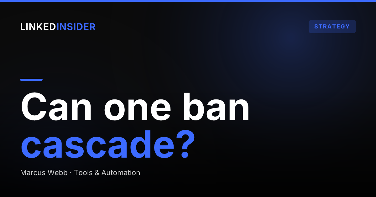 Can One Banned LinkedIn Account Hurt the Whole Sales Team?