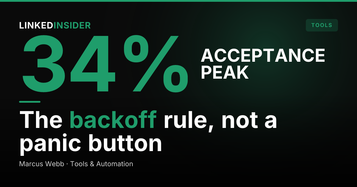 LinkedIn Cooldown and Backoff: How to Read a Soft Restriction and Resume Safely