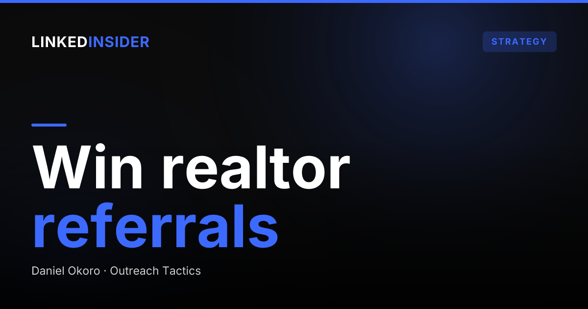 LinkedIn Lead Gen for Residential Loan Officers