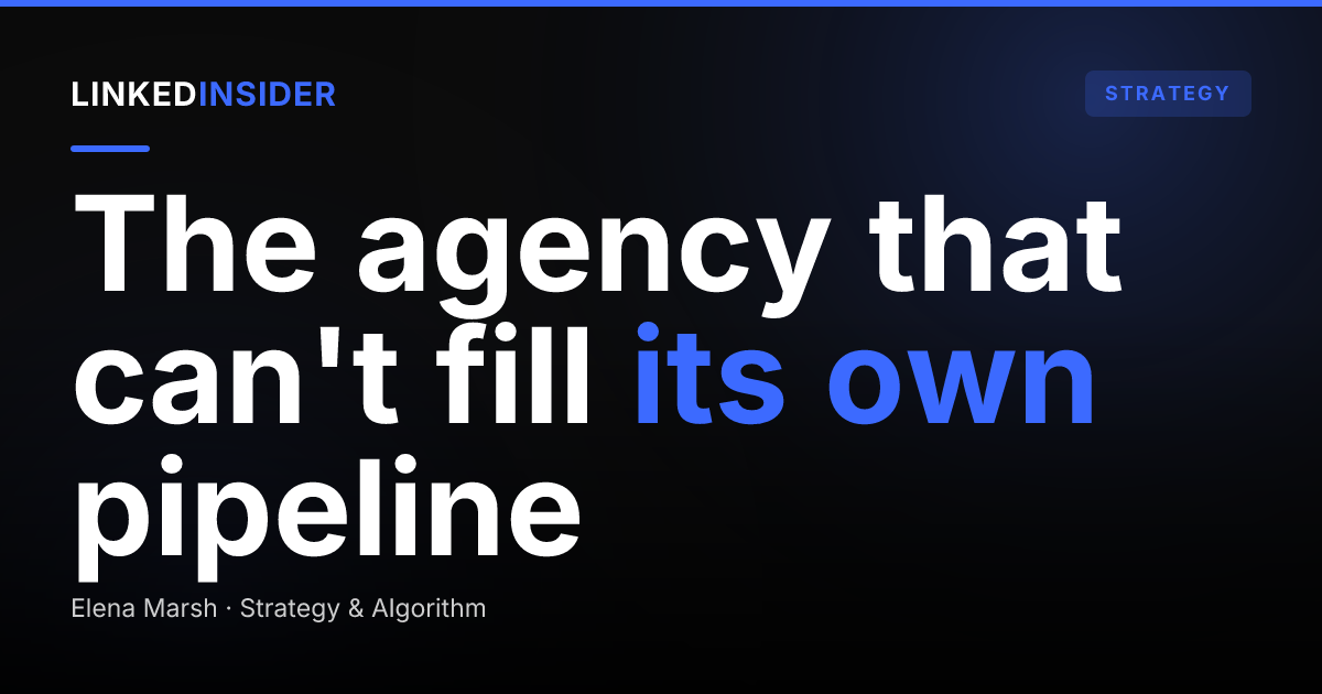 LinkedIn Lead Generation for Marketing Agencies: How Do You Win Your Own Clients?