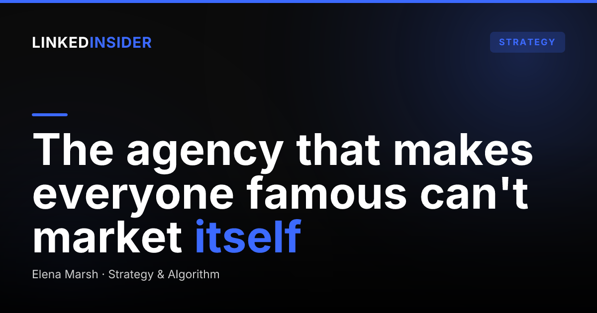 LinkedIn Lead Gen for PR & Branding Agencies: Marketing the Marketers Without Looking Off-Brand