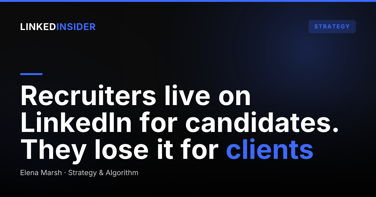 LinkedIn Lead Gen for Staffing & Recruiting Agencies: Winning the Client Side, Not Just Candidates