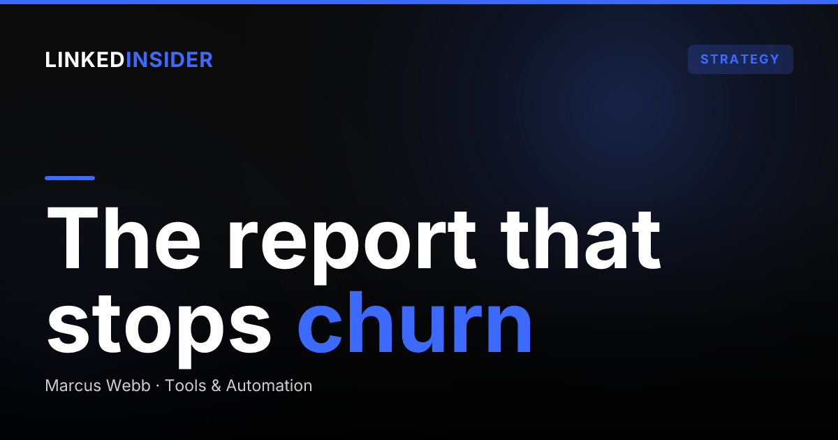 How Do You Build Client Reporting for LinkedIn Lead Gen?
