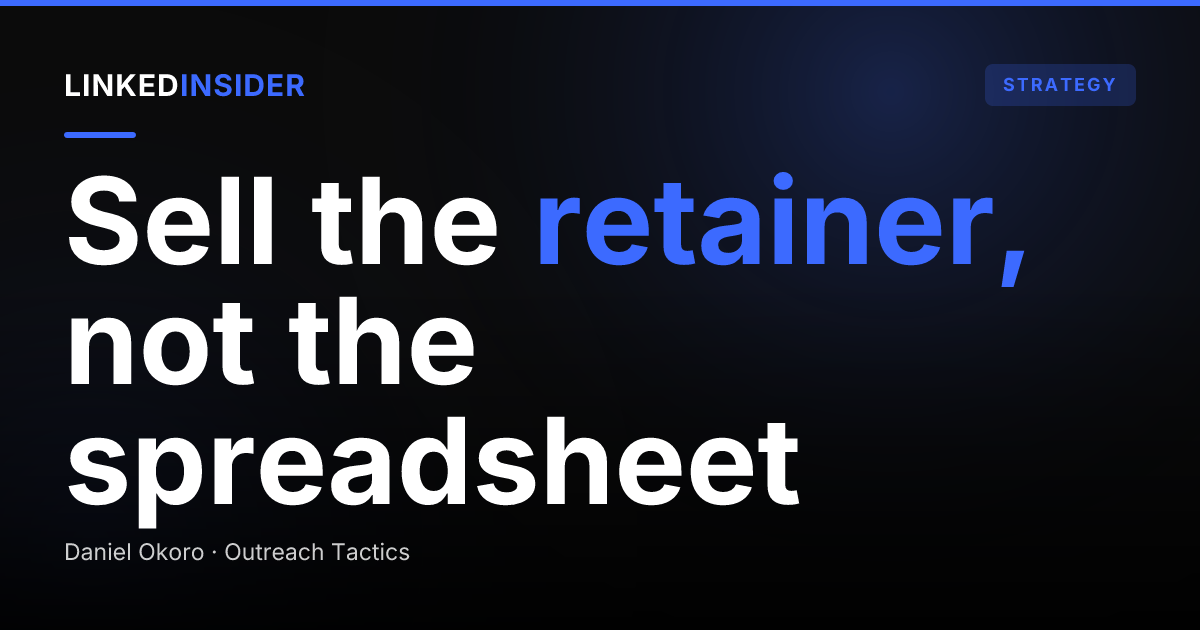 How Fractional CFOs Land Retainer Clients on LinkedIn Without Looking Like a Vendor