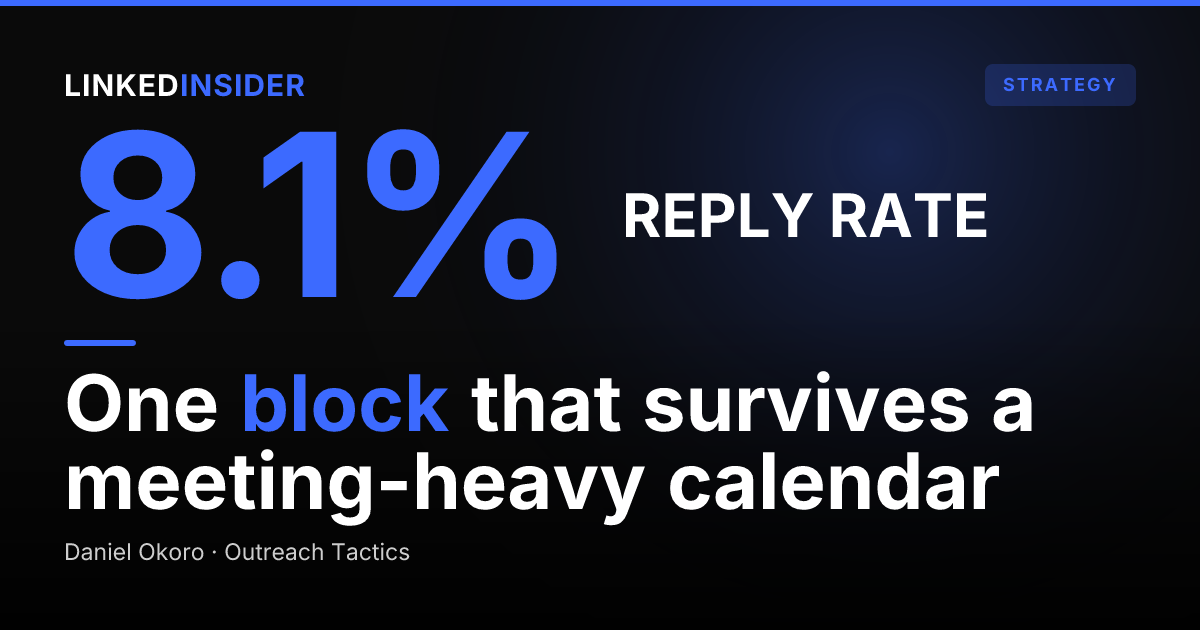 The LinkedIn Power Hour: A 60-Minute Daily Prospecting Block for SDRs