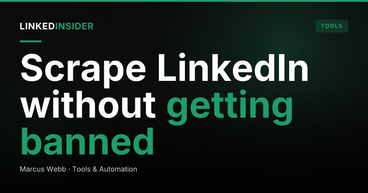 Best LinkedIn Scraping Tools in 2026 (and the Safety Tradeoffs)