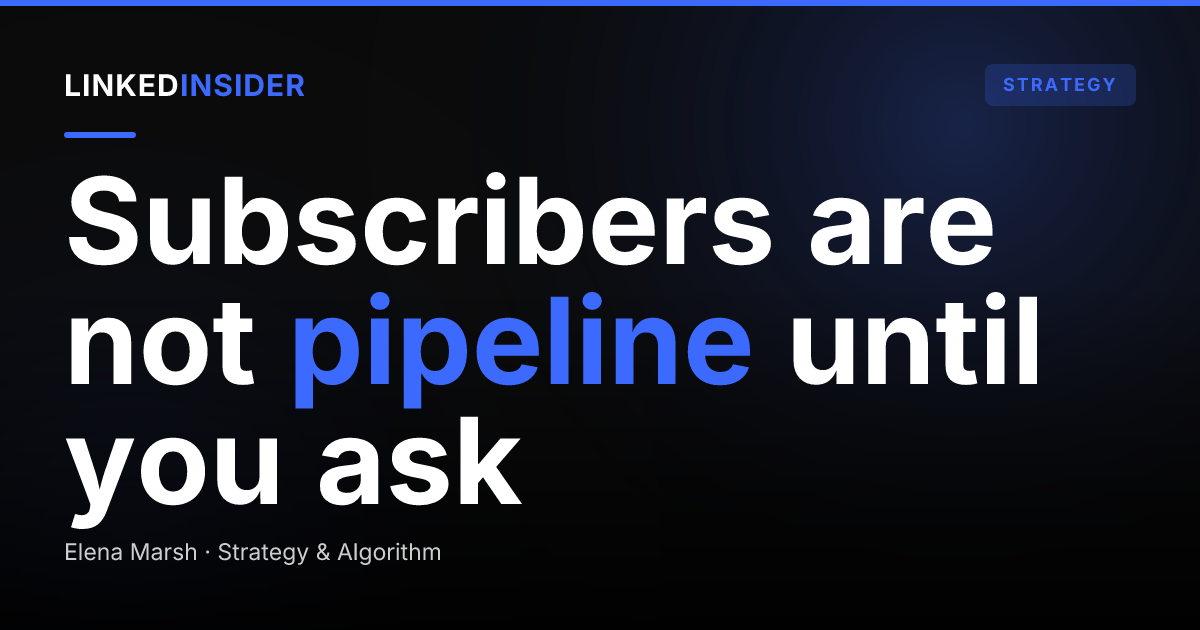 Turning Newsletter Subscribers Into Booked Calls (Most People Stop at Subscribers)