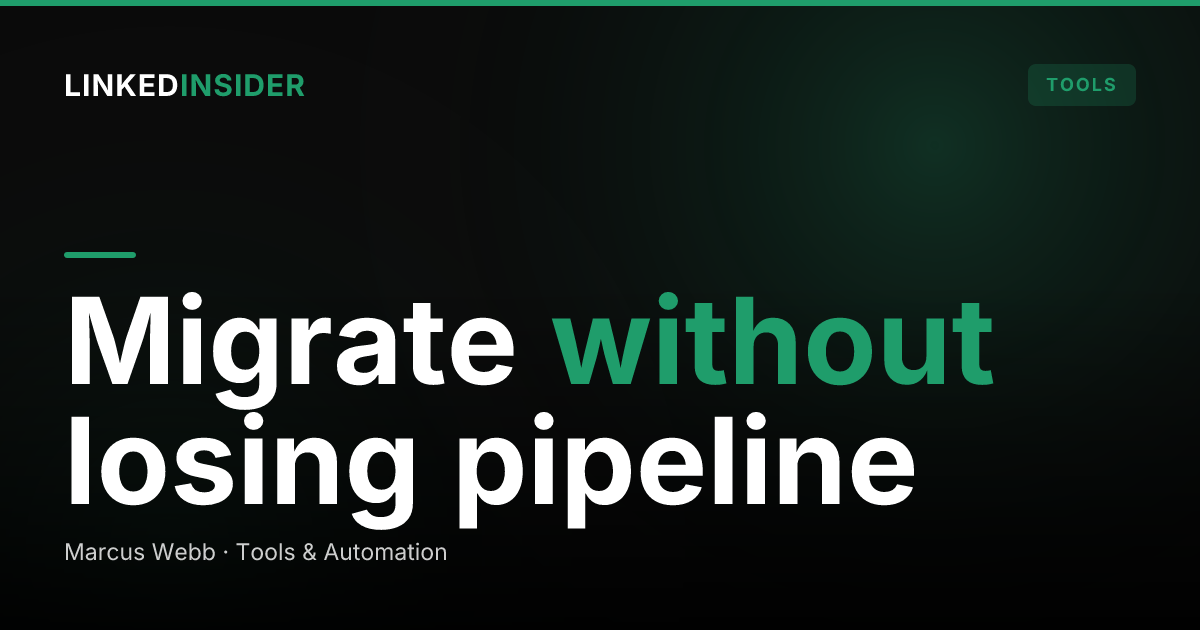 The Outreach Stack Migration Playbook: 6 Steps, No Lost Pipeline