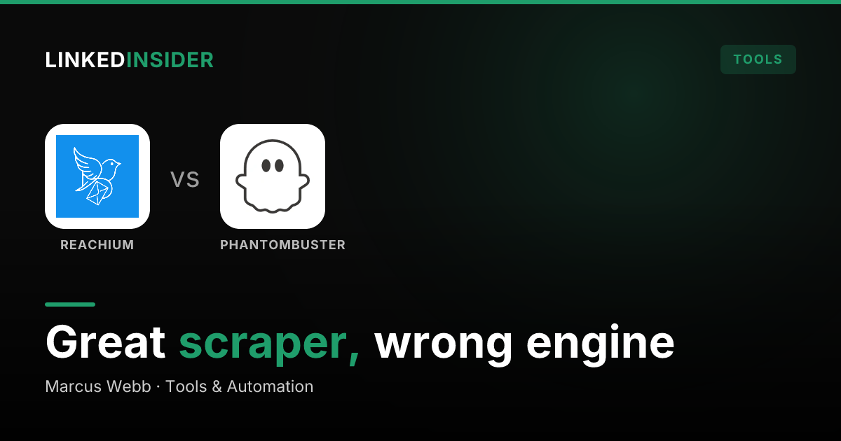 Reachium vs Phantombuster: Is a Browser-Automation Platform Still Safe in 2026?