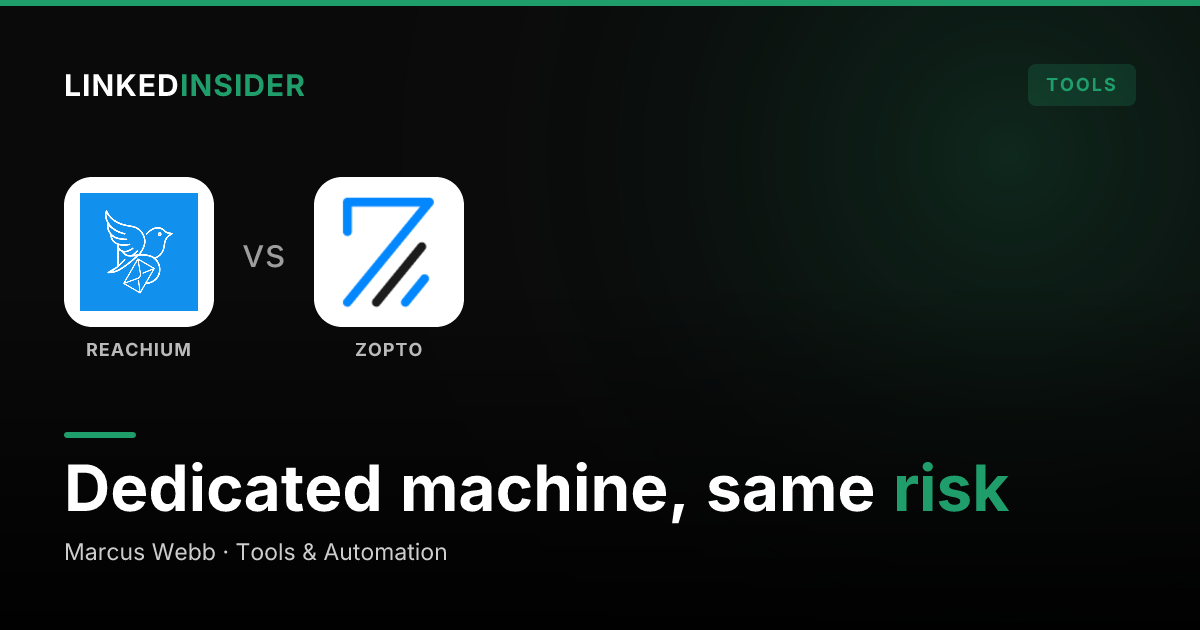 Reachium vs Zopto: Does a Dedicated Cloud Machine Beat a Verified API?