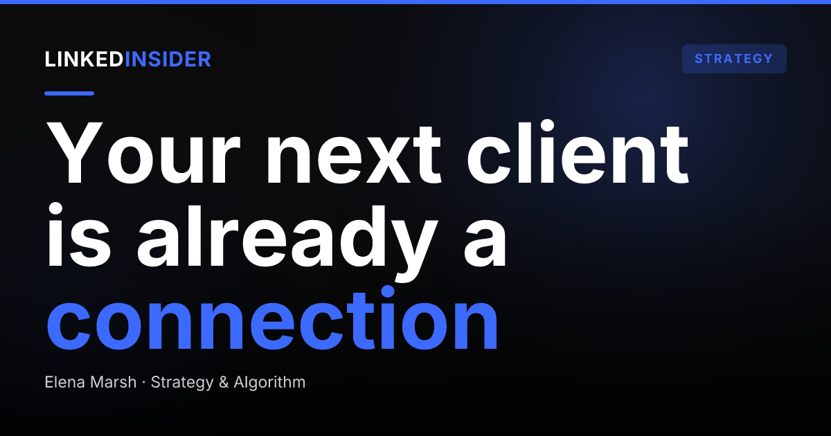 How to Reactivate a Dead LinkedIn Pipeline for a Professional Services Firm