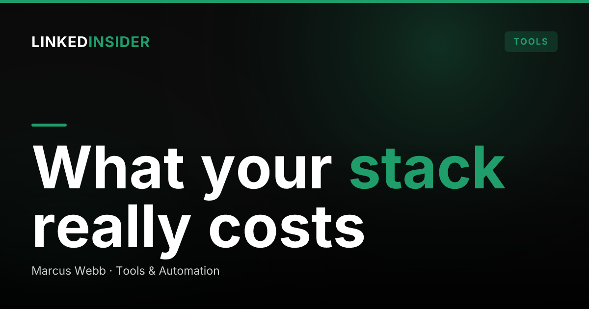 The Real Cost of a Fragmented LinkedIn Outreach Stack