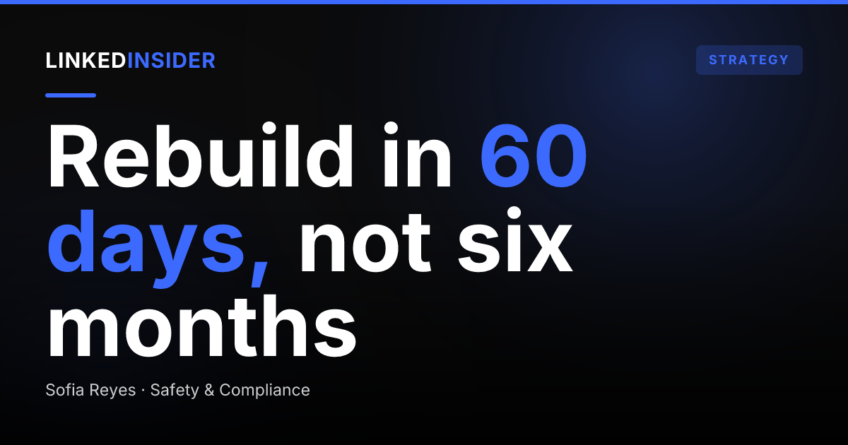 Your LinkedIn Got Banned: Rebuild the Pipeline in 60 Days With DFY
