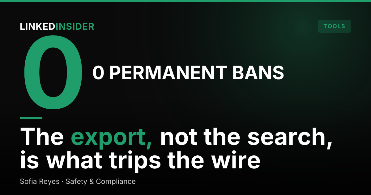 Does Exporting Sales Navigator Leads Get You Banned? The 2026 Reality