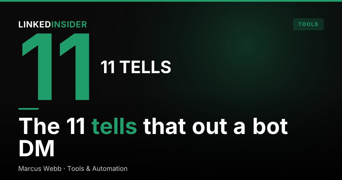 How to Spot AI-Written LinkedIn Connection Requests (The 11 Tells)