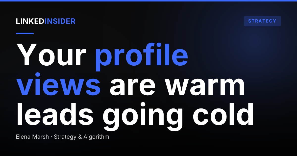 How to Turn LinkedIn Profile Views Into Leads