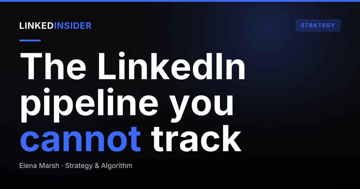 What Is Dark Social? The LinkedIn Pipeline You Cannot Track