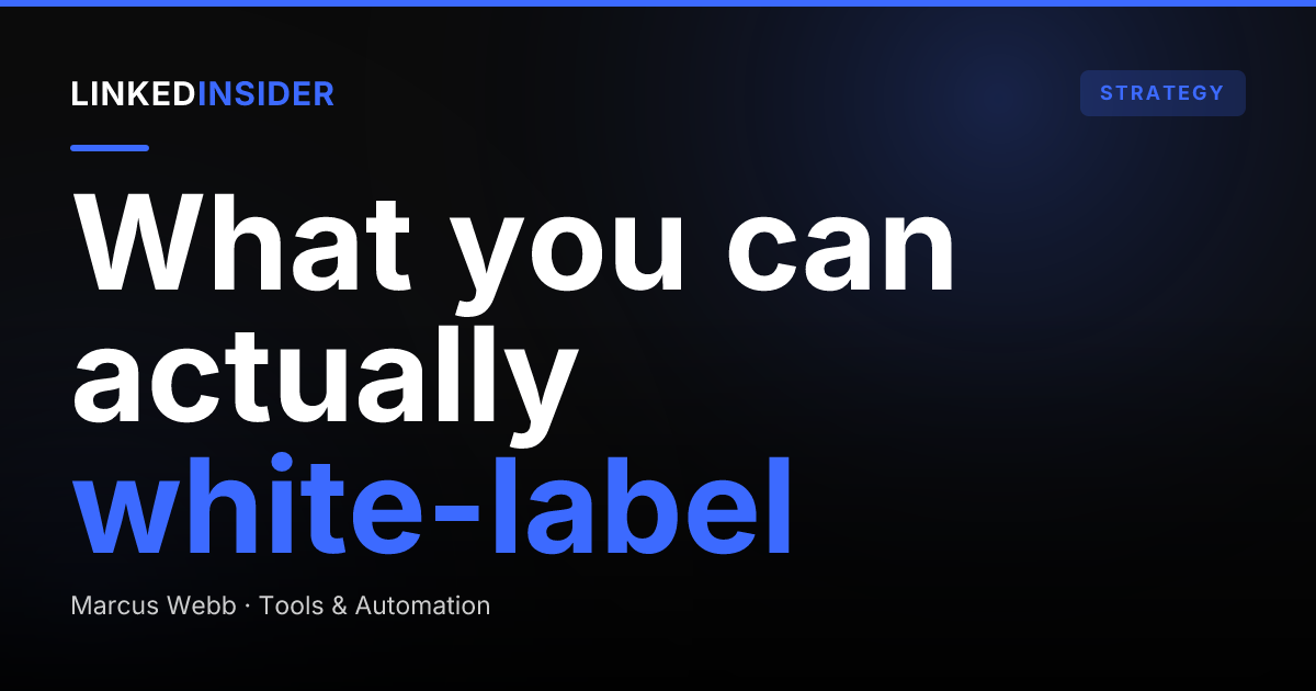 White-Label LinkedIn Outreach: How Agencies Resell It